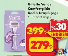 GİLLETTE VENÜS COMFORTGLİDE KADIN TIRAŞ BIÇAĞI indirimli fiyat GİLLETTE VENÜS COMFORTGLİDE KADIN TIRAŞ BIÇAĞI fiyat ve kampanya bilgisi